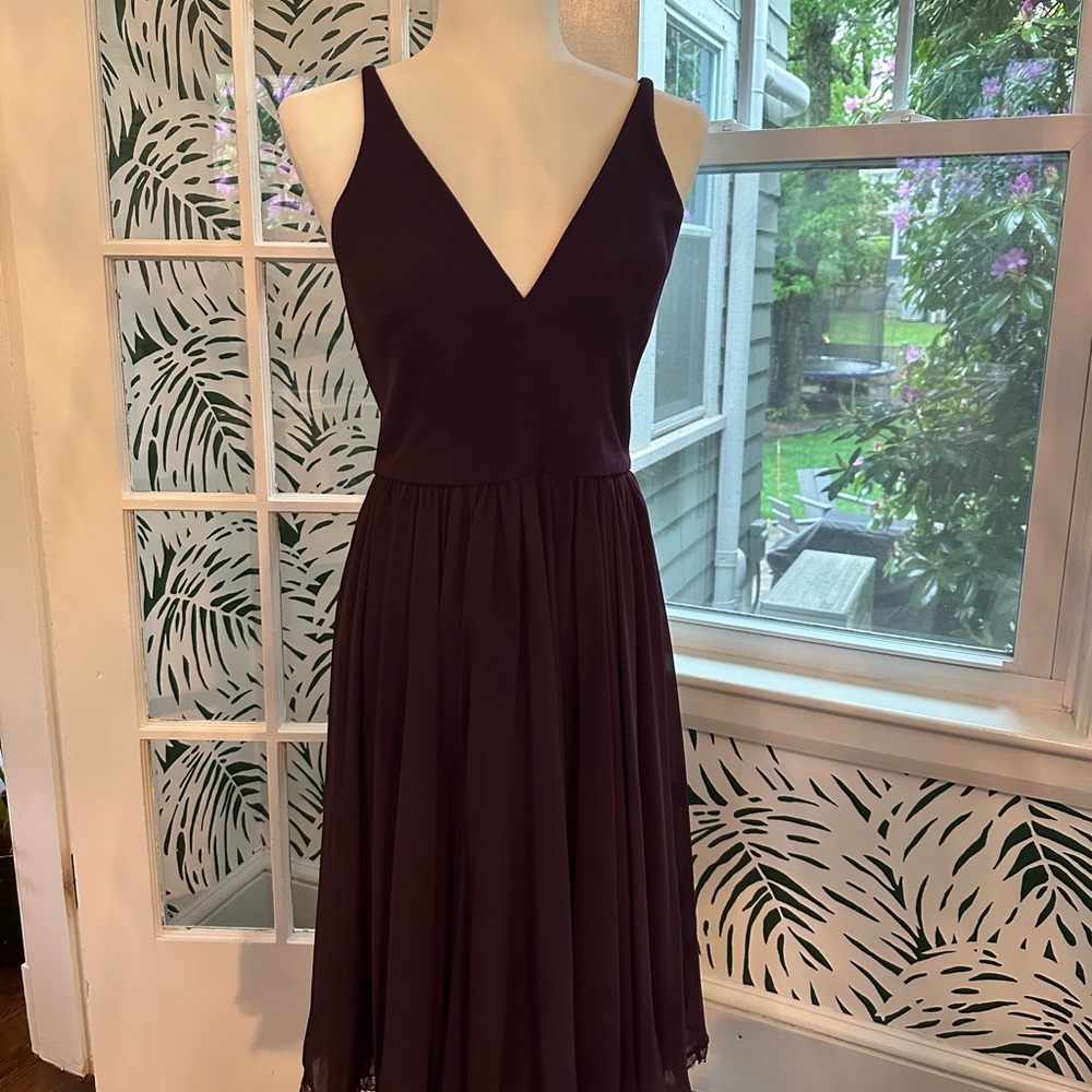 Deep purple party dress!